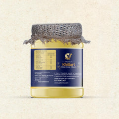 Pure Khillari Desi Cow Ghee By Y C Farms | Natural & Healthy Fragrance Belona Cow Ghee Perfect For Dishes | (330ml) 11.1 Ounce | Jar Pack