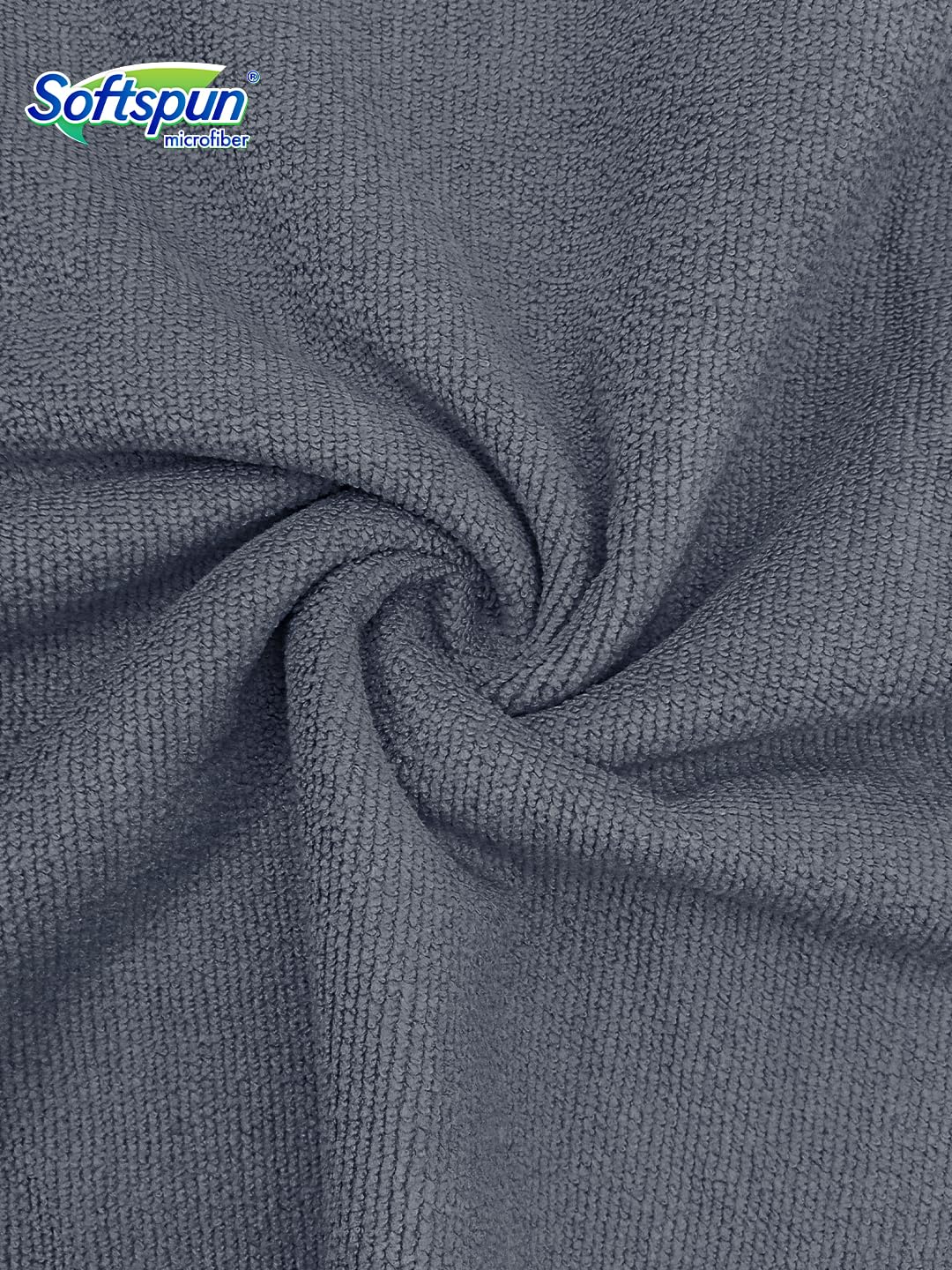 Softspun Microfiber Bath Towel 244 Gsm | Ultra Absorbent Super Soft & Lightweight Quick Drying For Women Daily Use Large Size Towel (Grey)