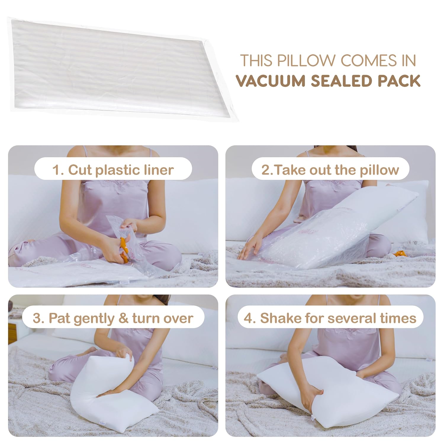 Luxury Hotel Collection Bed Pillows, Standard Size - 20 X 28 Inch | Adjustable Super Soft Down Alternative Pillows For Back, Side & Stomach Sleepers | Soft Pillow, Neck Support - Pack Of 2
