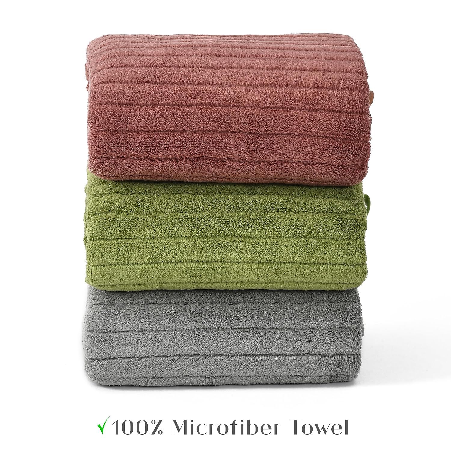 Urbanleaf Super Soft Microfiber Hand Towels 320 Gsm | Gym & Workout Towels Pack Of 3 (Multicolor 2)