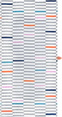 Thirsty Towel Bamboo Bath Towel 460 Gsm | Super Soft & High Absorbency Towels, Light Weight, & Quick Dry Towels - Pack Of 2 (Piano Pop, Citrus Checkered)