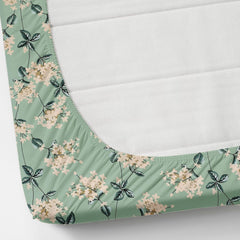 Elastic Fitted Double Bedsheets For King Size With 2 Pillow Covers - 72 X 78 X 10 Inches, Pista Green | Premium Heavy Cotton All Around Elastic Fitted | Ideal For Hotel, Home, Bedroom
