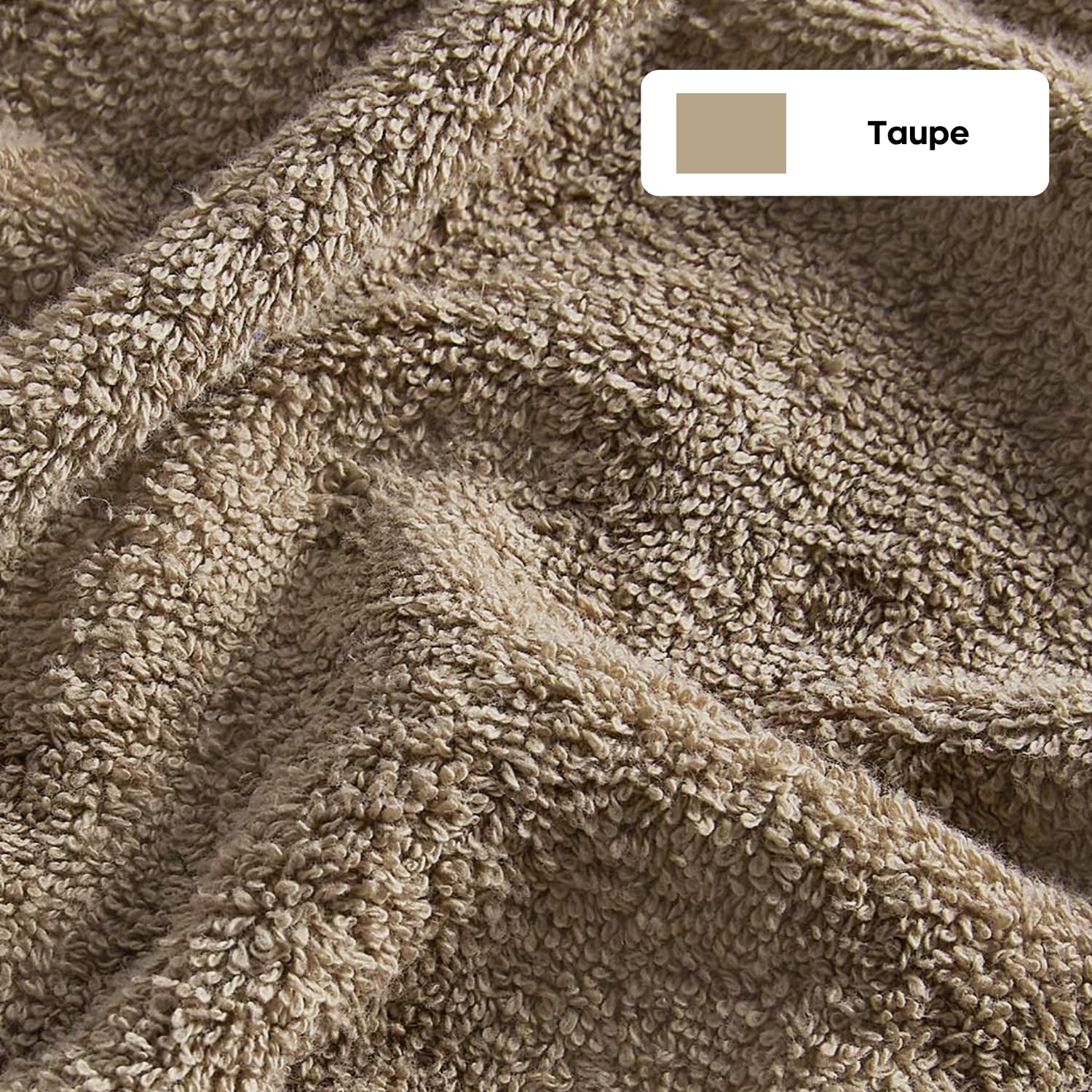 Haus & Kinder Harmony Combed Bath 1800 Gsm | Ultra Soft, Super Absorbent 100% Cotton Towels For Bathroom, Gym, Travel, Sports & Yoga | Pink & Taupe (Pack Of 6)