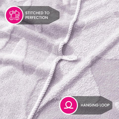 Enrich Homes Bath Towels 550 Gsm | For Women Large Size Absorbent Microfiber Bath Towel 2x Softer Than Cotton Towels (Light Lavender)