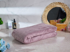 Fezora Microfiber Bath Towels 500 Gsm | Large Size Bath Towel- Super & Absorbent With Hook Quick Dry Towel For Men & Women (Wine)