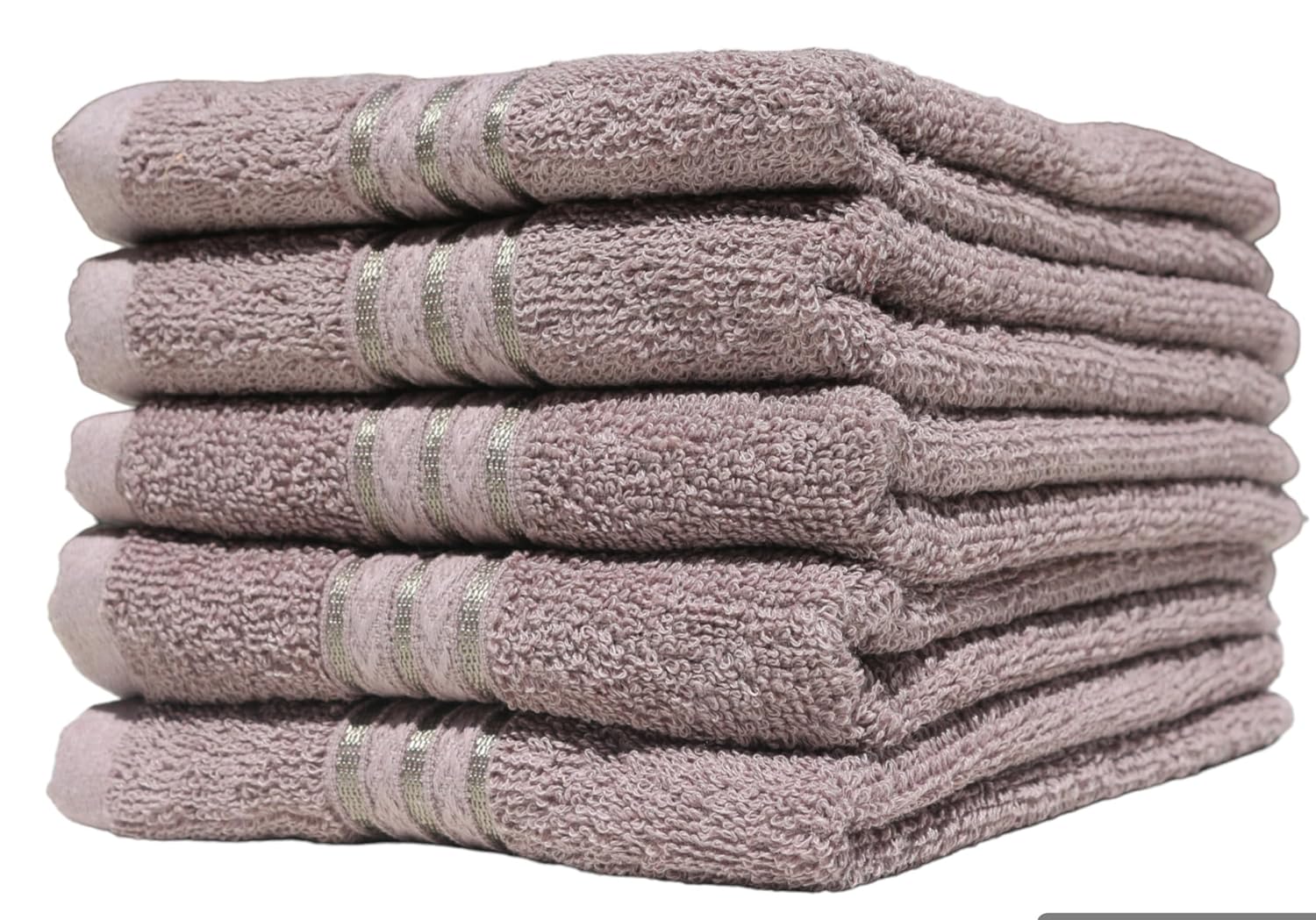 Solance Super Cotton Hand Towel 1000 Gsm | Ultra Soft & Super Absorbent Hand Towel (Brown) - Set Of 5