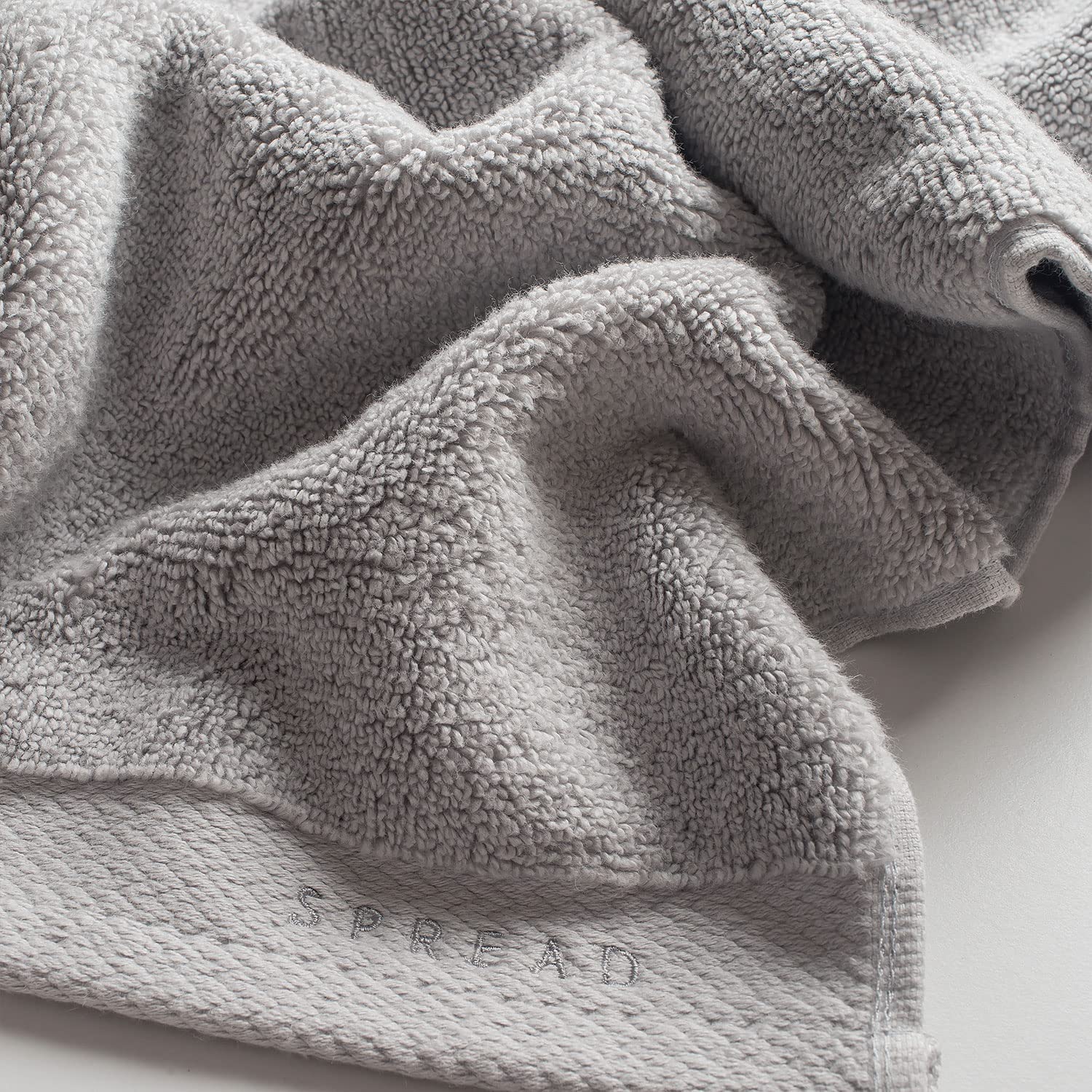 Spread Spain 100% Cotton Bath Towels 500 Gsm | Resort Bath Towel, Super Absorbent & Soft Bath Towel Large Size For Men & Women (Fog)