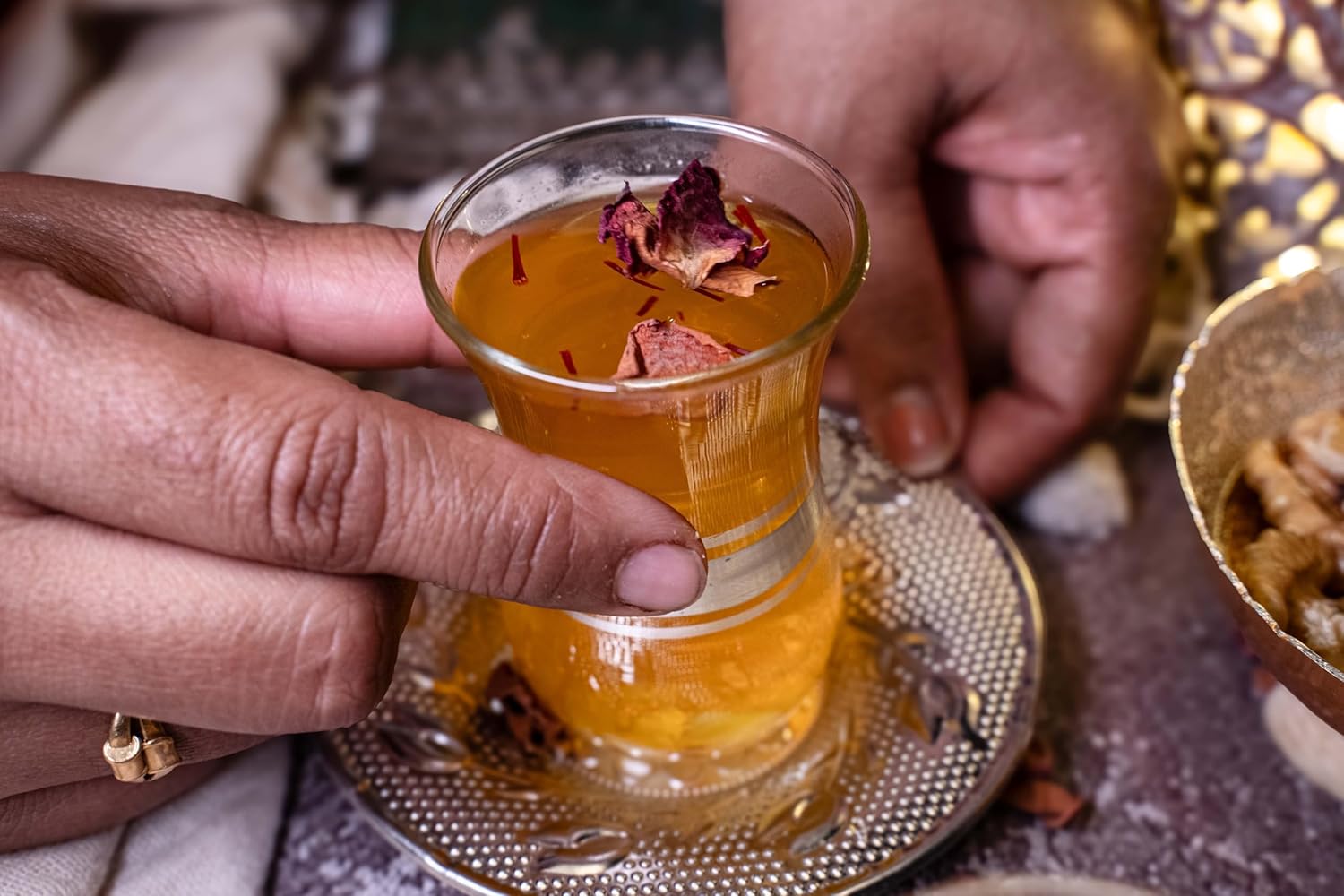 San-Cha Silver Needles Saffron White Tea - 75gm, 2.6 Ounce | Promotes Healthy & Glowing Skin - Low Caffeine, Richest In Antioxidants