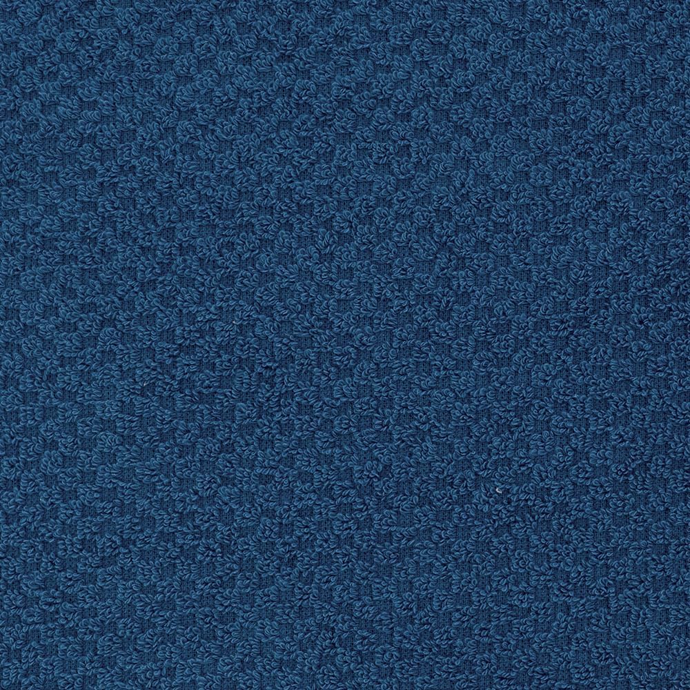 Casa Copenhagen Egyptian Cotton Waffle Large Size Bath Towel 500 Gsm (Navy Blue)