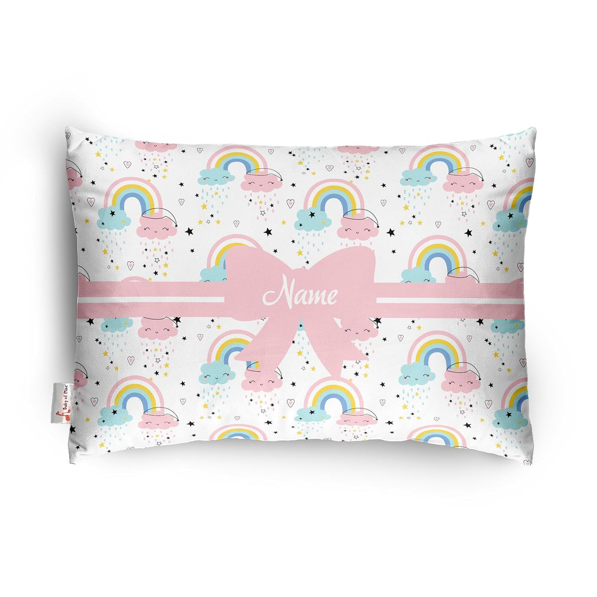 Personalized Pillow For Kids, Super Soft Cotton Kids Cushion - 12 X 18 Inches | Custom Name, For 5 Years Old Kids, Adorable Prints | For Head, Neck Support Baby Pillow - Pillow 17