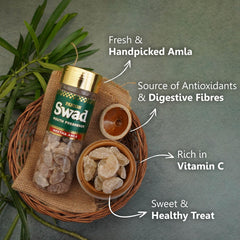 Panjon Swad Meetha Amla Candy Pachak Mouth Freshener 115gm, Bottle