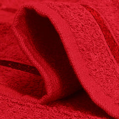 Story@Home 6 Piece 450 Gsm Cotton Face Towel Set - Wine Red