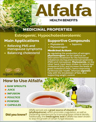 Organic Infinity Alfalfa Grass Powder, Rich In Calcium, Magnesium, Phosphorous, Potassium, Trace Minerals, Enzymes & Vitamins | 200gm 0.4lbs