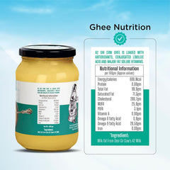 Pure Gir Cow A2 Ghee By Gawdee | Good Source Of Energy Healthy & Nutrients Desi Danedar Ghee For Diet | (500ml) 16.9 Ounce | Jar Pack