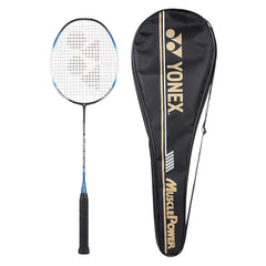 Yonex MUSCLE POWER 22LT Aluminum Strung Badminton Racquet G4, Grip Size - 3 3/4 Inches, Colour - Black & Blue