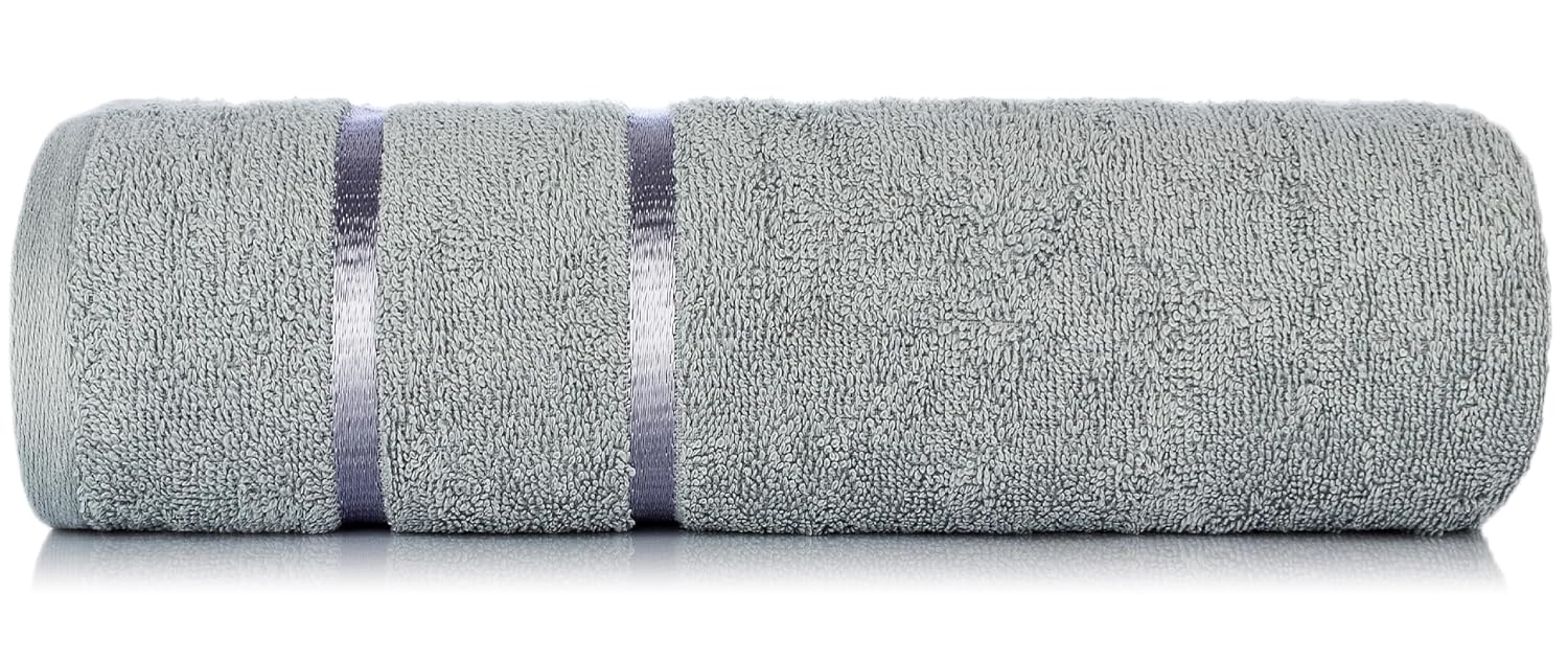 Casa Copenhagen Egyptian Cotton Ecstatic Hand Towel 740 Gsm (Grey Violet)- 6 Pcs