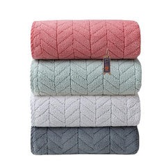 Cluze Microfiber Antibacterial Medium Size Hand Towel 800 Gsm With Hanging Loop Super Soft & Absorbent Multipurpose Towels - Set Of 4