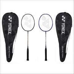 Yonex GR 303i Aluminium Badminton Racquet, Grip Size - 4 1/4 inches, Colour - Blue & Black Pack Of 2