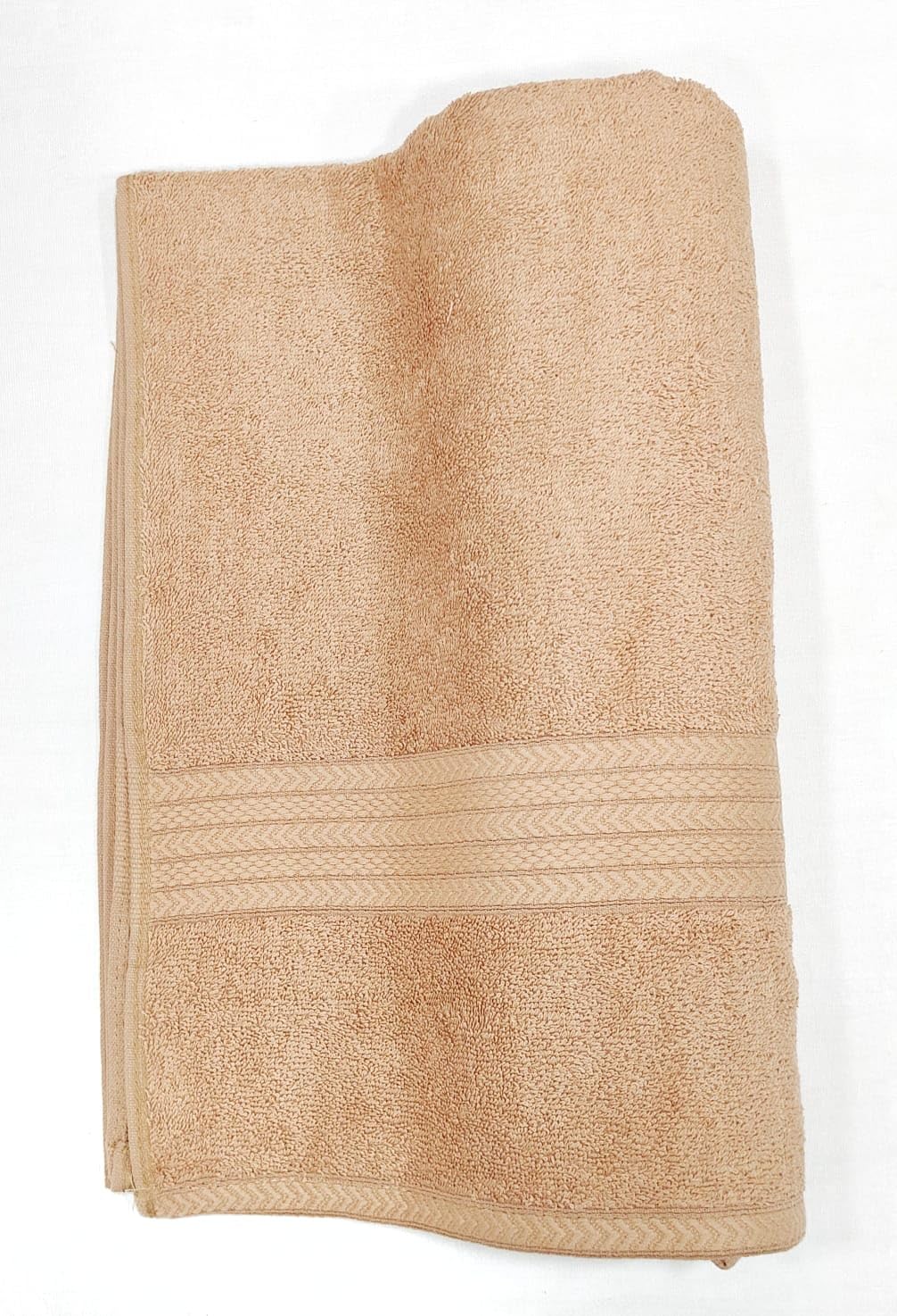 Bombay Dyeing Tulip Premium Cotton Large Size Bath Towel 500 Gsm (Rusty)