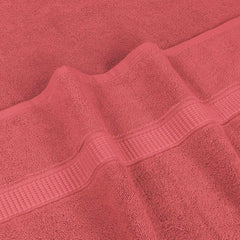 Rewop Microfiber Bath Towels 600 Gsm | Large Size-Super Soft Coral Fleece Bathing Towel With Hook Quick Dry Super Absorbent-Bath Towel For Men & Women (Red)