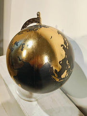 Rotating World Globe 8 Inch With Metal Arc & Marble Stand For Show Piece For Home Decor, Office Decor, Study Table, Birthday, Party Gifts & Students Learning, Pack Of 1