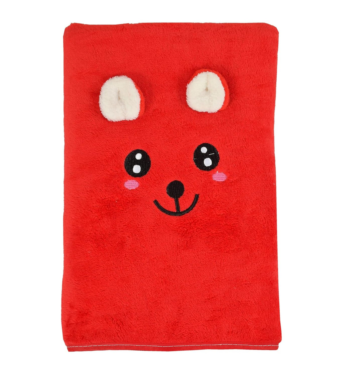 Hovent Microfiber Baby Bath Towel 400 Gsm | Large Size Super Absorbent Quality Baby Bath Towel (Red)