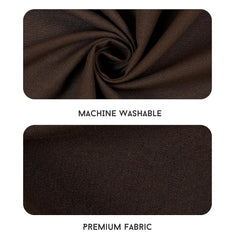 Queen Size Solid Plain Bedsheet Set Includes 2 Pillow Covers - 90 X 95 Inches, Brown | Exceptional Softness & Breathability | Premium Microfiber Material