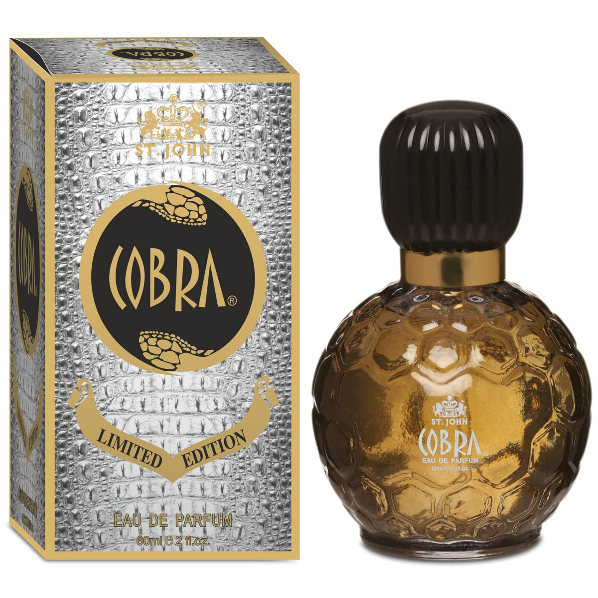 St. John Cobra Limited Edition Men Eau De Perfume 60ml 2.0 Fl.oz. | Perfect For Partywear Perfume Long Lasting Fragrance