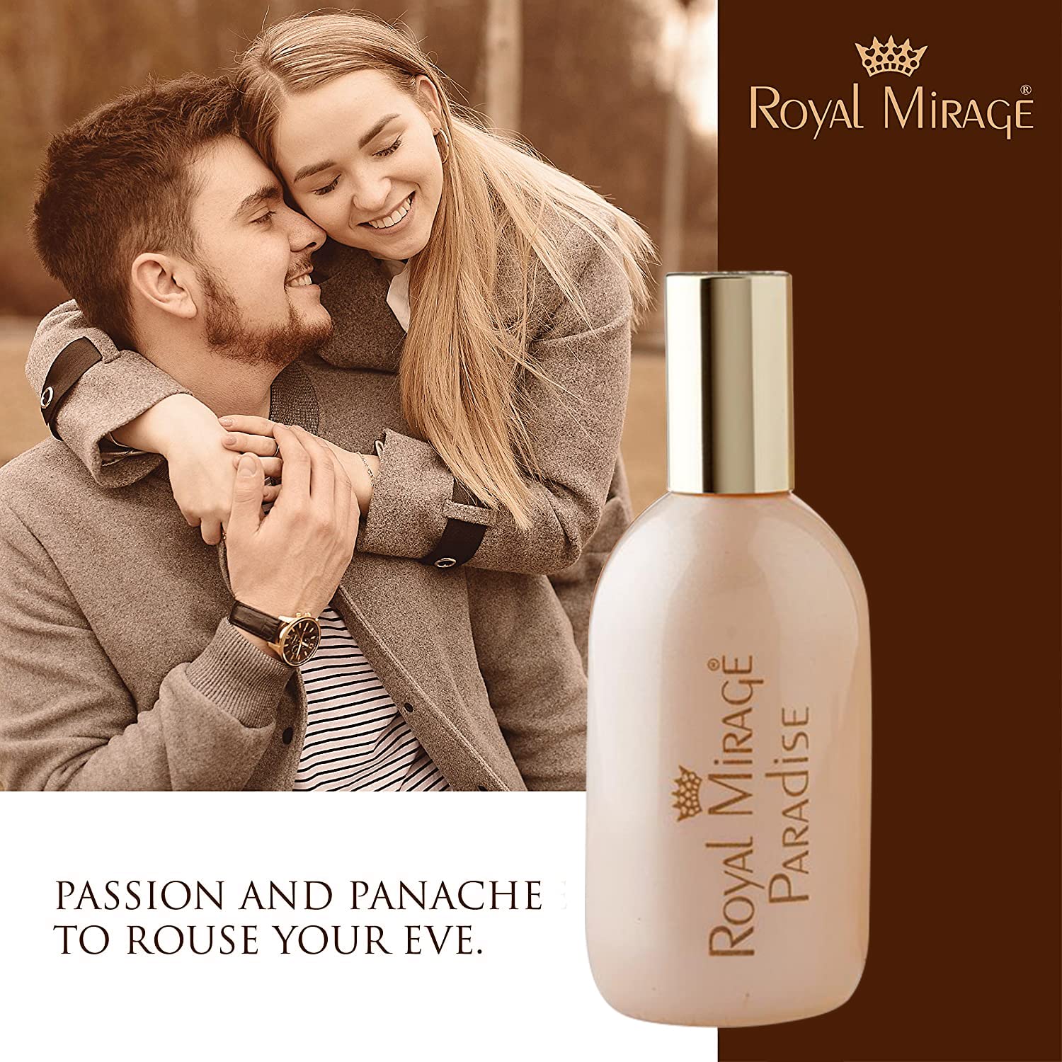 Royal Mirage Paradise Eau De Cologne Spray 120ml 4.0 Fl.oz. Alcohol Free | Women Fragrance