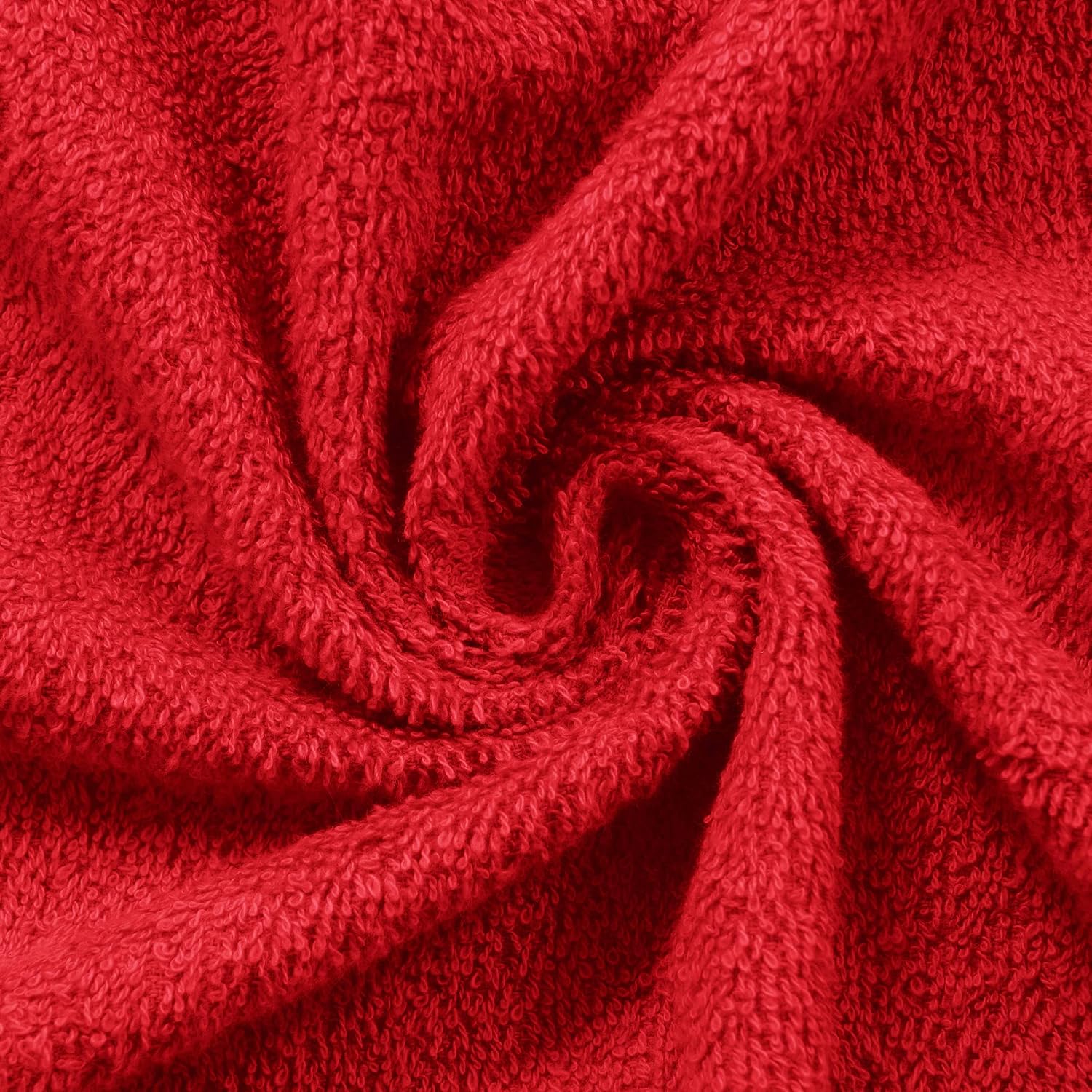 Story@Home 6 Piece 450 Gsm Cotton Face Towel Set - Wine Red