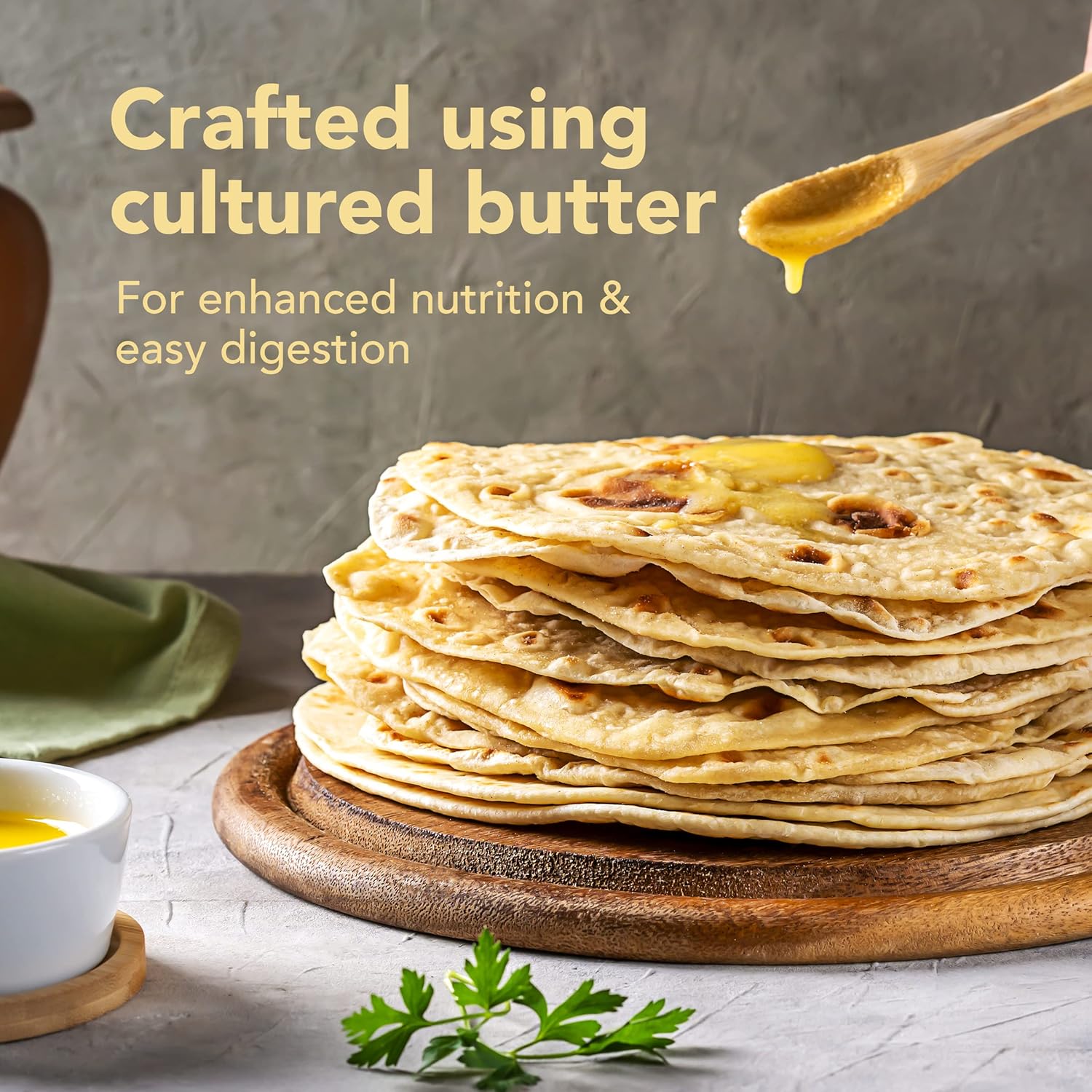 100% Natural A2 Cultured Desi Cow Ghee By Anveshan | High In Vitamins A, D & Healthy Bilona Method Desi Ghee Good For Dishes | (400ml) 13.5 Ounce | Tin Pack