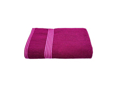 Space Fly Cotton Luxury Large Size Bath Towel 500 Gsm (Magenta)