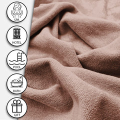 Sassoon Venir Microfiber Bath Towel 350 Gsm | Ultra Soft Material, Towel Medium Size For Women (Peanut)