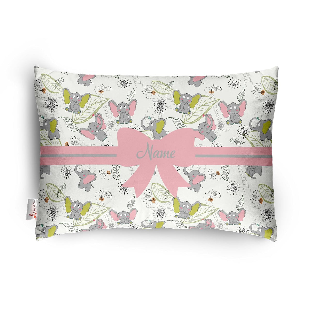 Personalized Pillow For Kids, Super Soft Cotton Kids Cushion - 12 X 18 Inches | Custom Name, For 5 Years Old Kids, Adorable Prints | For Head, Neck Support Baby Pillow - Pillow 18