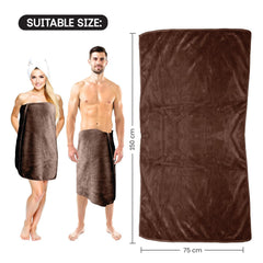 Housse Premium Microfiber Bath Towel 550 Gsm | Extra Large Quick Dry Towels For Women & Men | Super Soft Plush | Ultra Absorbent For Home Swimming Sports & Travel (Fossil)