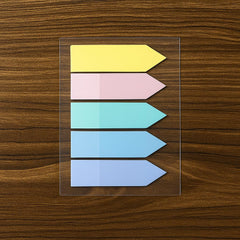 Colored Sticky Tabs 400 Pcs, Index Tab Stickers For Notebooks, Small Sticky Notes Flags [ 4 Sets ]