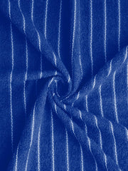 Welspun 2 In-1 100% Cotton 400 Gsm Bath Towel (Navy Blue)