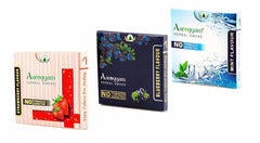 Aarogyam Herbals Tobacco & Nicotine Free Herbal Flavored Cigarette For Relieve Stress & Mood Enhance Product - Strawberry, Blueberry, Mint Flavour - Pack Of 3 30 Sticks