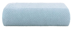 Casa Copenhagen Egyptian Cotton Waffle Large Size Bath Towel 500 Gsm (Dusty Blue)