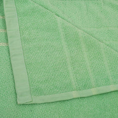 Kuber Industries Premium Bath Towel 1000 Gsm | Super Soft, Fluffy & Absorbent Cotton Bath Towel Perfect For Daily Use (Green) - Pack Of 2