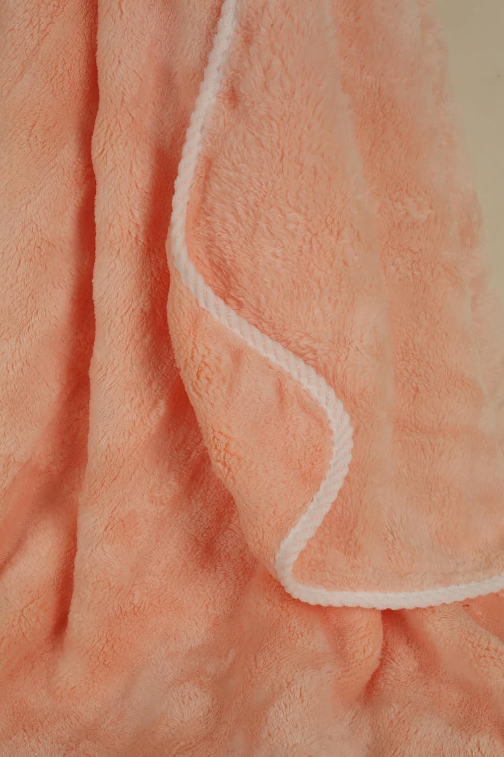 Hanker Bubble Luxury Feather Feel Bath Towel 400gsm | Instant Dry Fabric, Ultra-Soft & Plush Full Large Size Skin Friendly Fabric (Orange)
