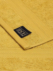Monte Carlo Solid 2 Bath Towel & 2 Hand Towel 1400 Gsm (Mustard)