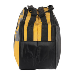 Yonex Badminton Kitbag BT5, 2 Zipper Compartment For Storage Of 3 Rackets & Clothes | Material - Nylon, Colour - Black / Yellow