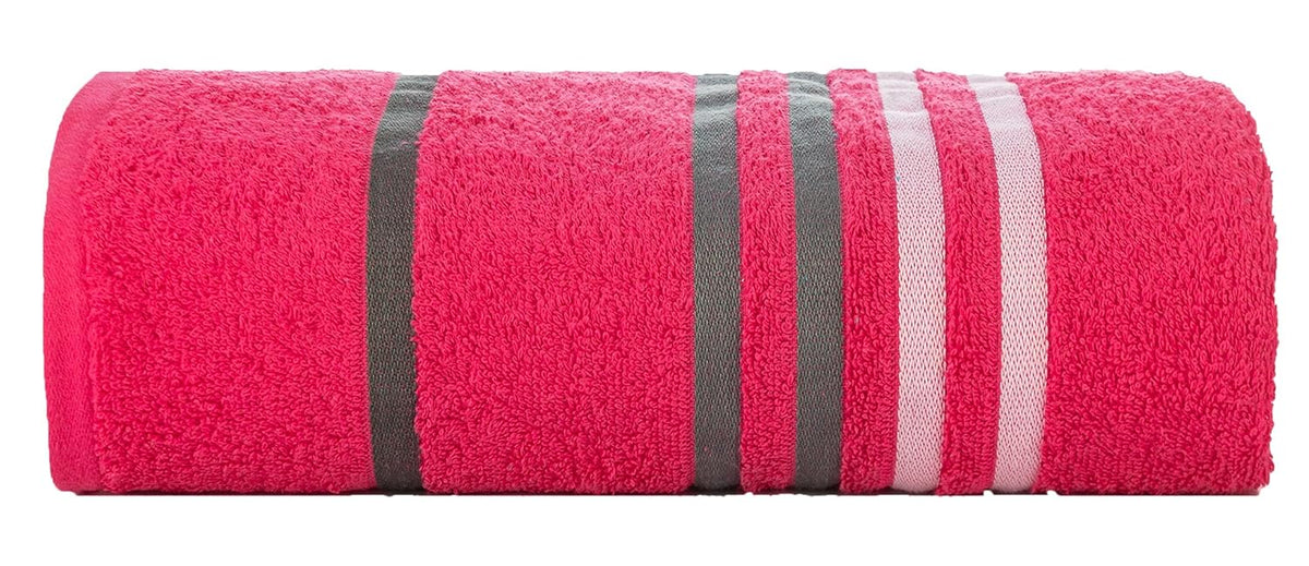 Casa Copenhagen Egyptian Cotton Waffle Large Size Bath Towel 500 Gsm (Pink)