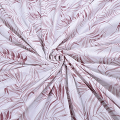 Flat Double Bedsheet With 2 Pillow Covers Rosewood | Queen Size - 88 X 96 Inches, Maroon & White | Durable & Long Lasting Bedsheet
