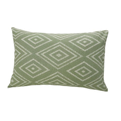 144 TC Bedsheet For Single Bed Cotton With Pillow Cover - 55 X 88 Inches, White & Sage Green | Soft & Breathable Premium Printed Design Bedsheet