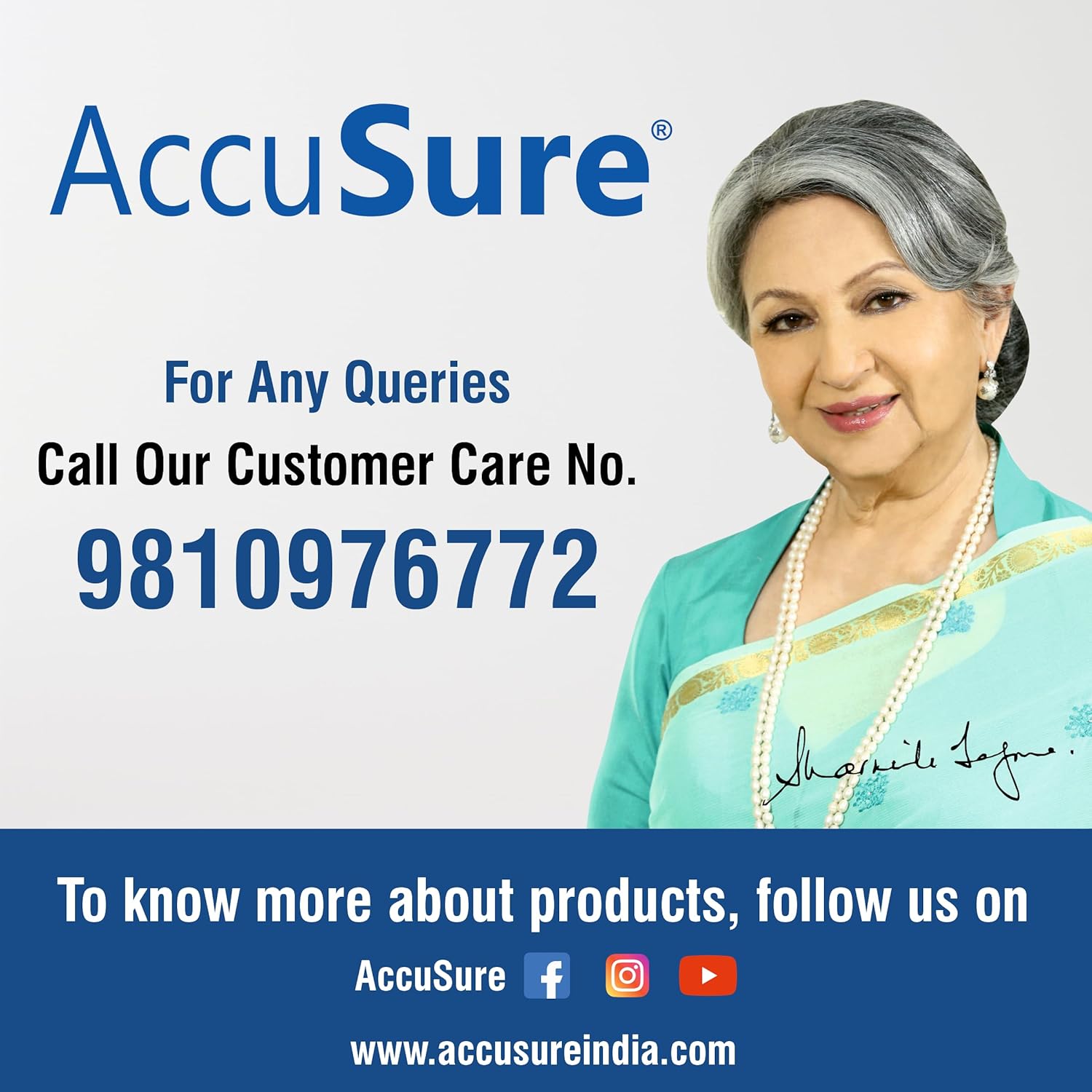 AccuSure Fora Blood Glucose Test Strips - 25 Strips | No Coding Technology