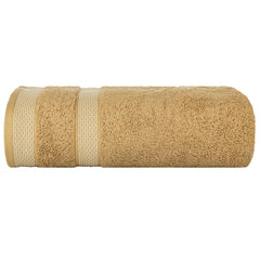 Casa Copenhagen Egyptian Cotton Solitaire Hand Towel 740 Gsm (Beige)- Pack Of 6