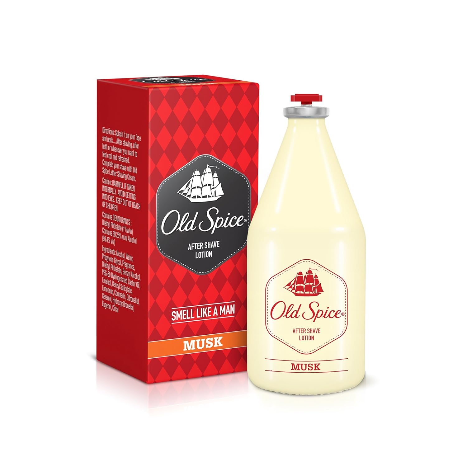 Old Spice Musk & Original After Shave Lotion 150ml Each 5 Fl.oz. | For Men