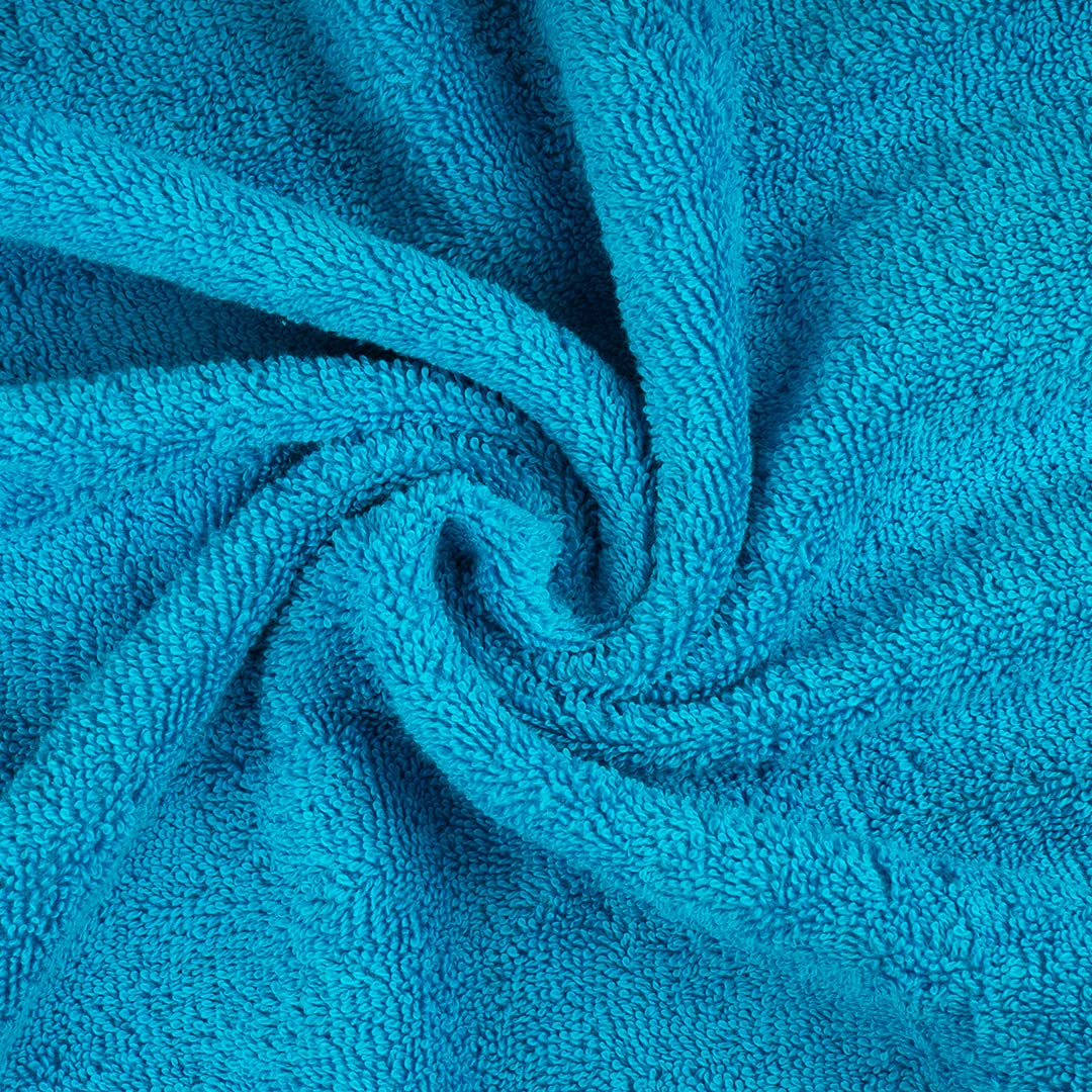 Casa Copenhagen Egyptian Cotton Solitiare 1 Pcs Large Bath Towel 500 Gsm (Teal Blue)